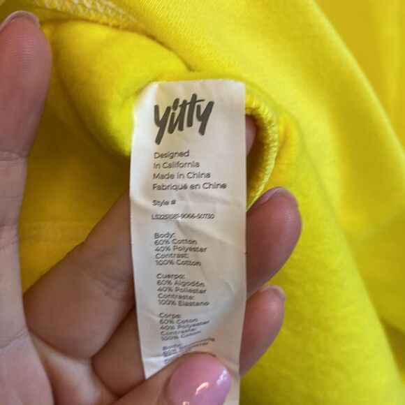 NWT- Yitty- Major label EP Hoodie- Unstoppable Yellow- MEDIUM - Picture 8 of 9